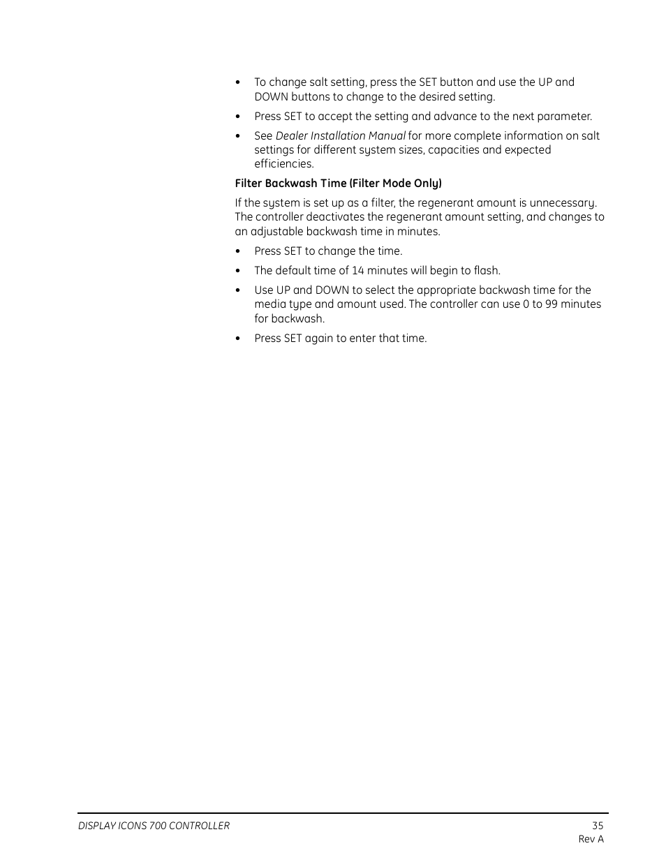 Watts Autotrol 263 / 268 (Logix Series) User Manual | Page 35 / 67