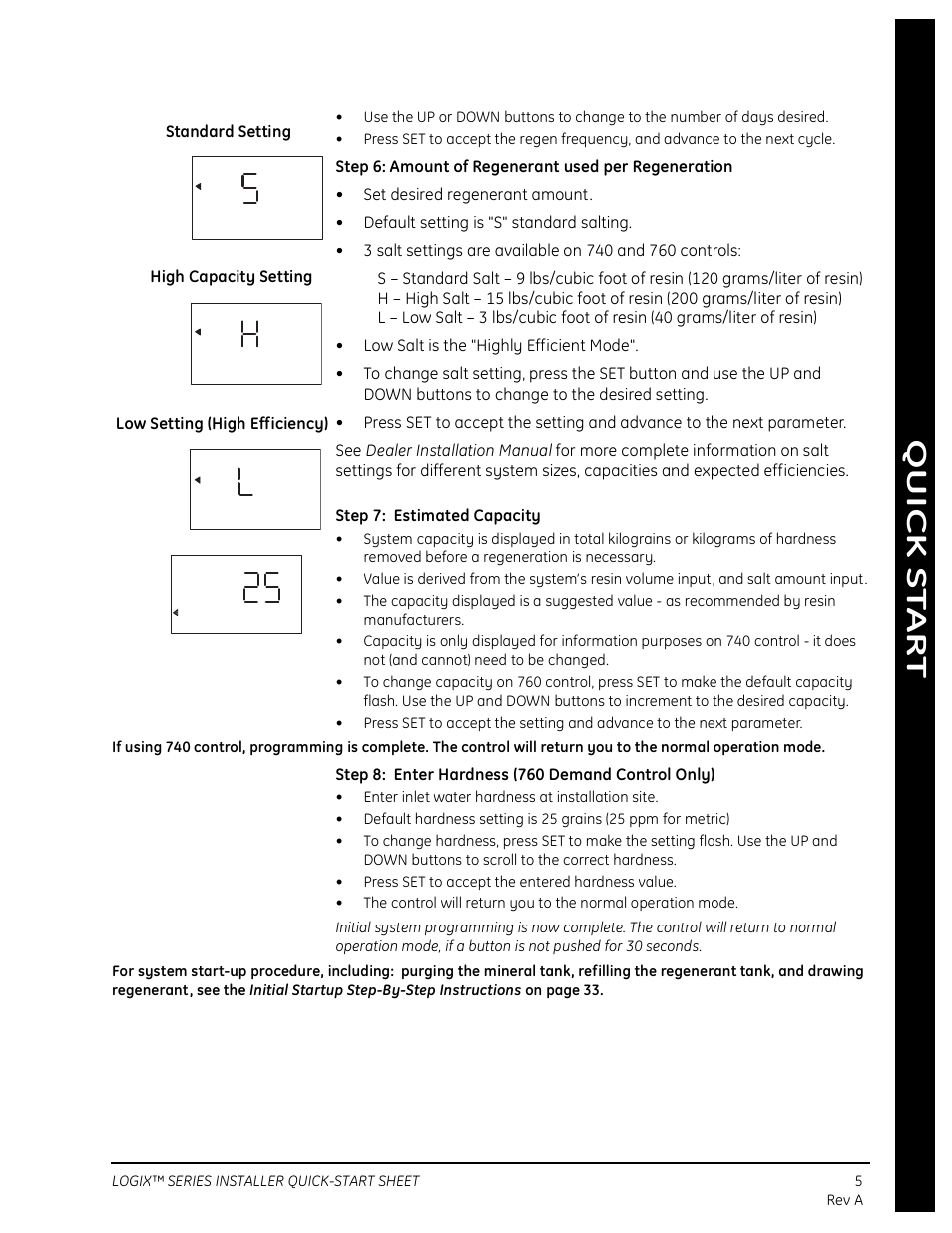 Watts Autotrol 263 / 268 (Logix Series) User Manual | Page 5 / 67
