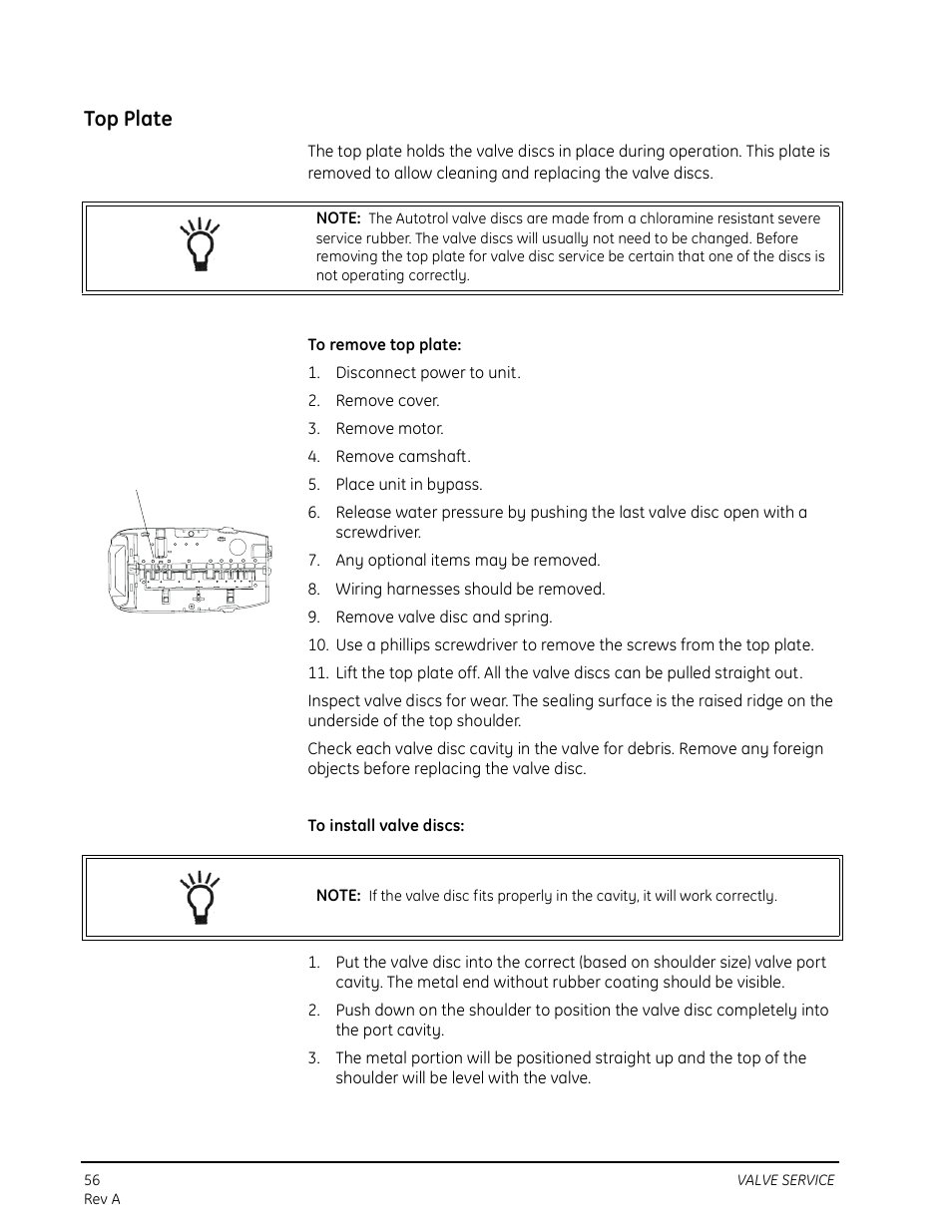 Top plate | Watts Autotrol 263 / 268 (Logix Series) User Manual | Page 56 / 67