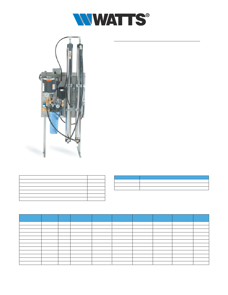 Watts R12-1200-1 User Manual | 2 pages