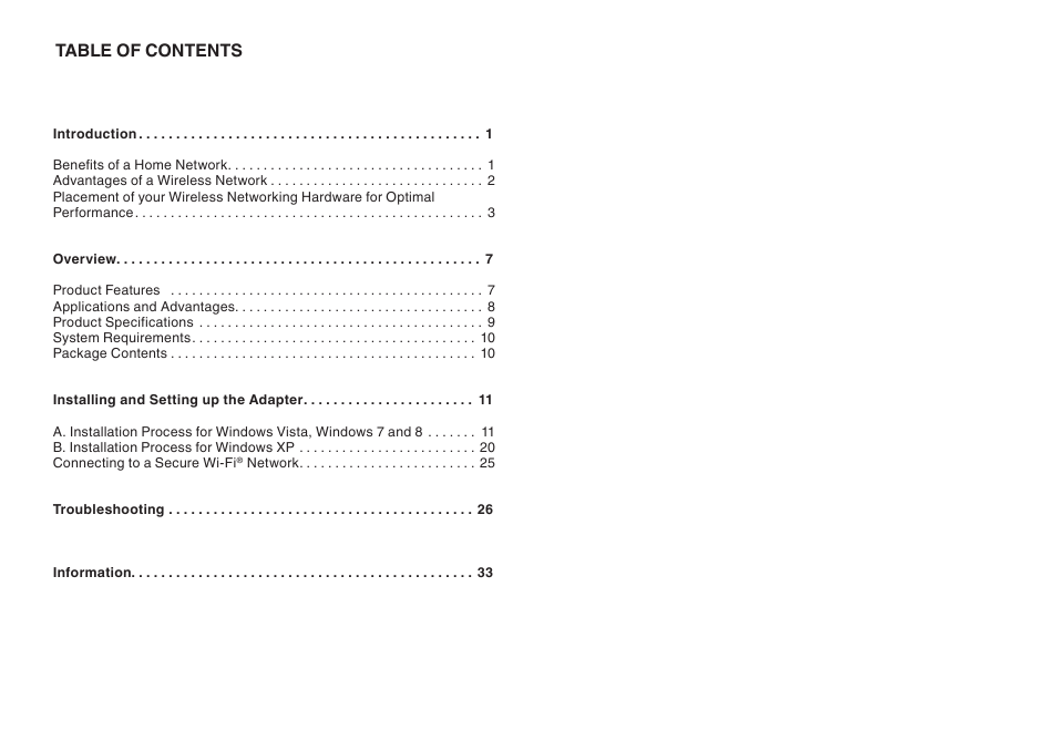 Belkin F9L1109V1 User Manual | Page 2 / 40