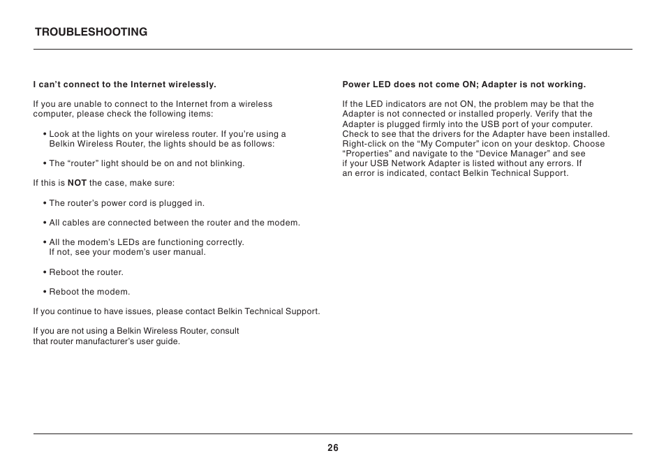 Belkin F9L1109V1 User Manual | Page 28 / 40