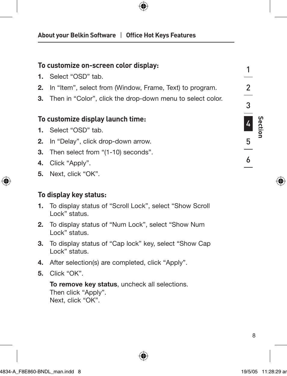 Belkin 280 User Manual | Page 11 / 21