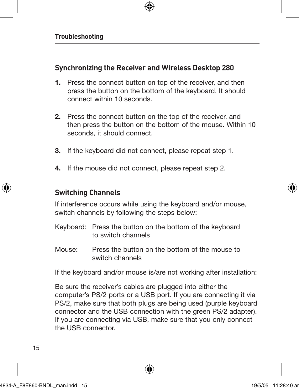 Belkin 280 User Manual | Page 18 / 21