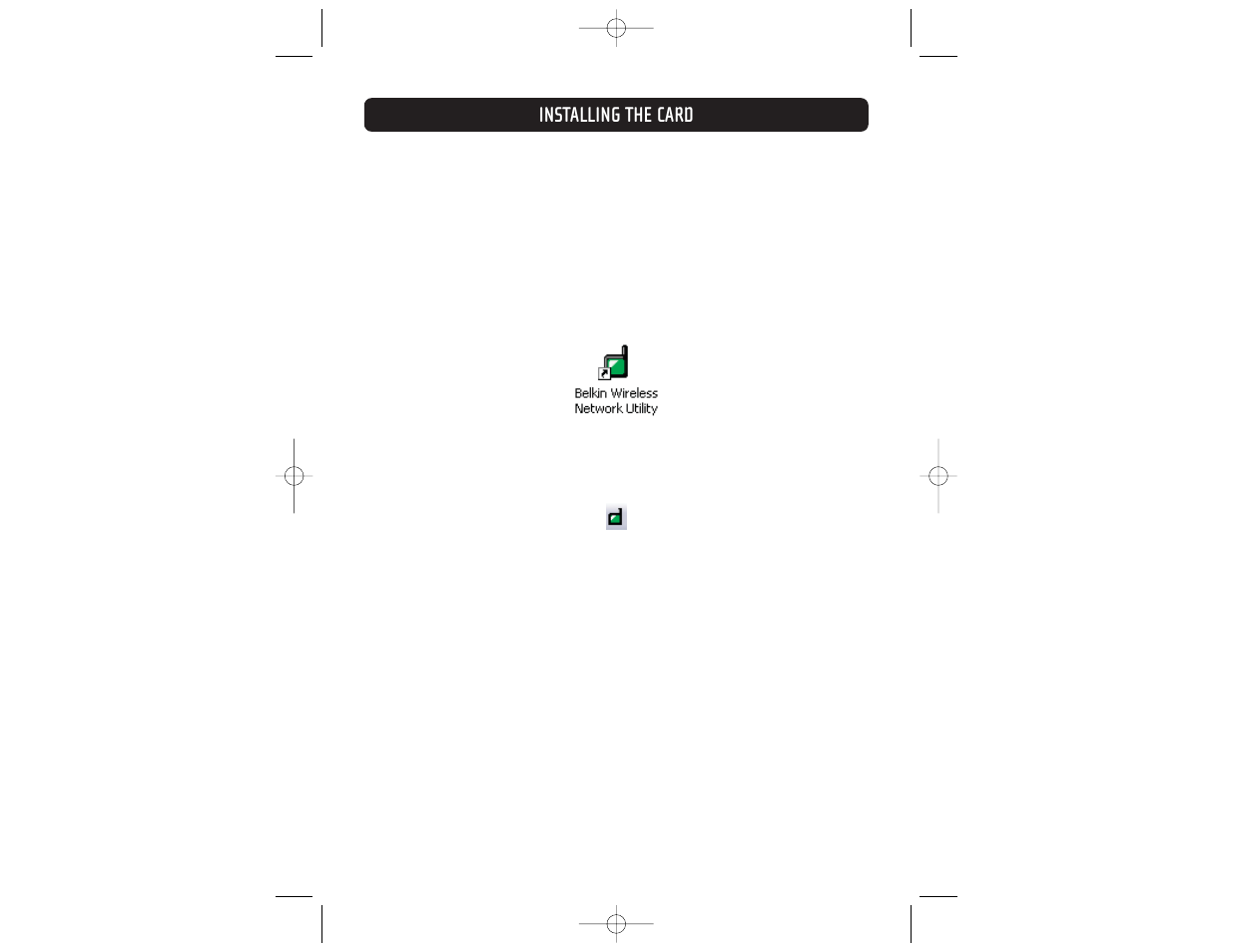 Installing the card | Belkin F5D6001 User Manual | Page 11 / 24