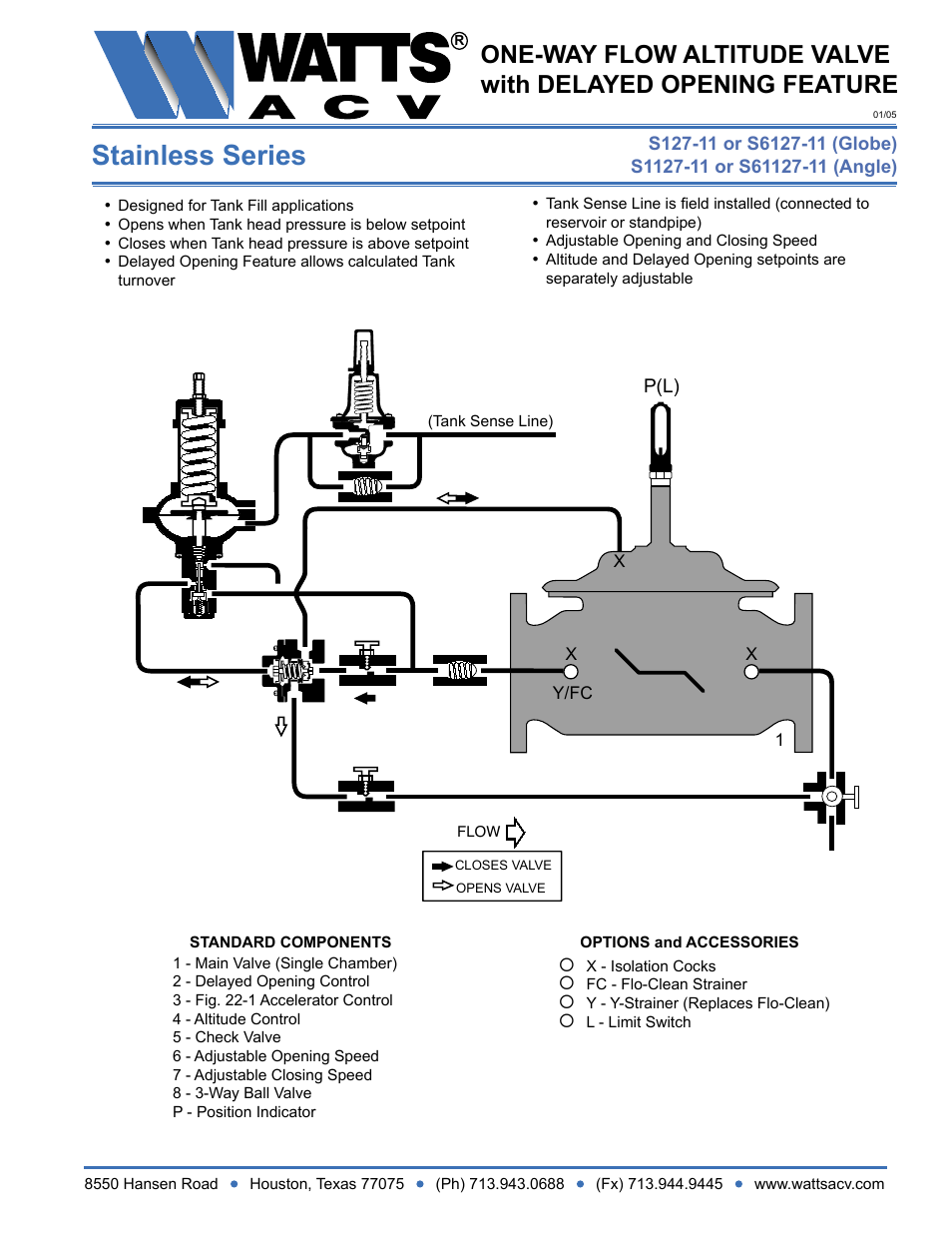 Watts S1127-11 User Manual | 1 page