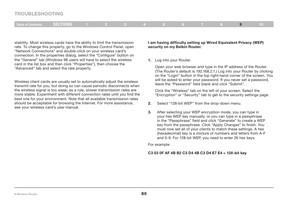 Belkin PM01122EA-B User Manual | Page 82 / 96