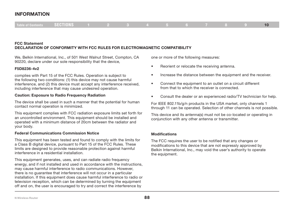 Belkin PM01122EA-B User Manual | Page 90 / 96