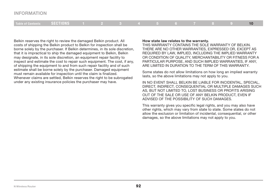 Belkin PM01122EA-B User Manual | Page 94 / 96