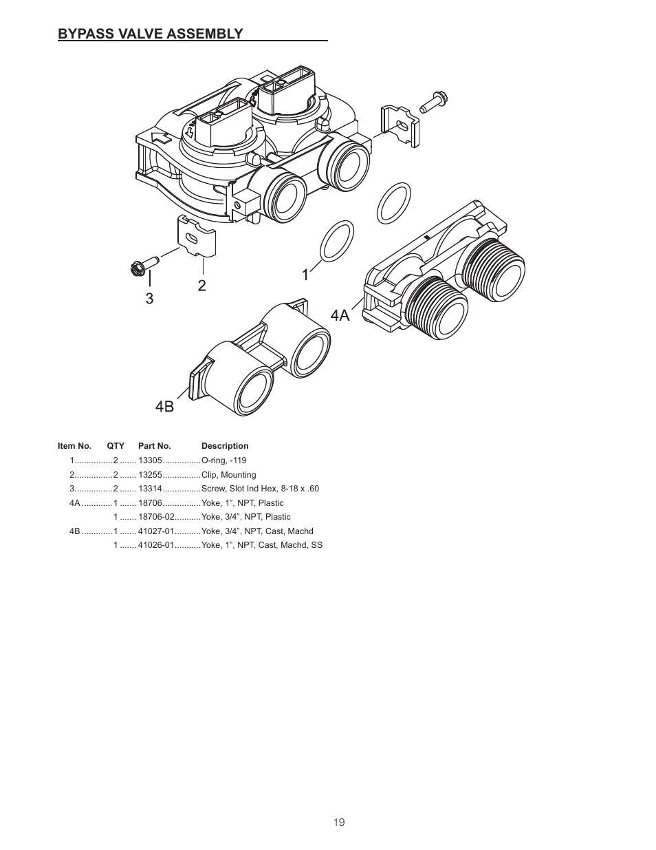 Bypass valve assembly | Watts ProSense User Manual | Page 19 / 30