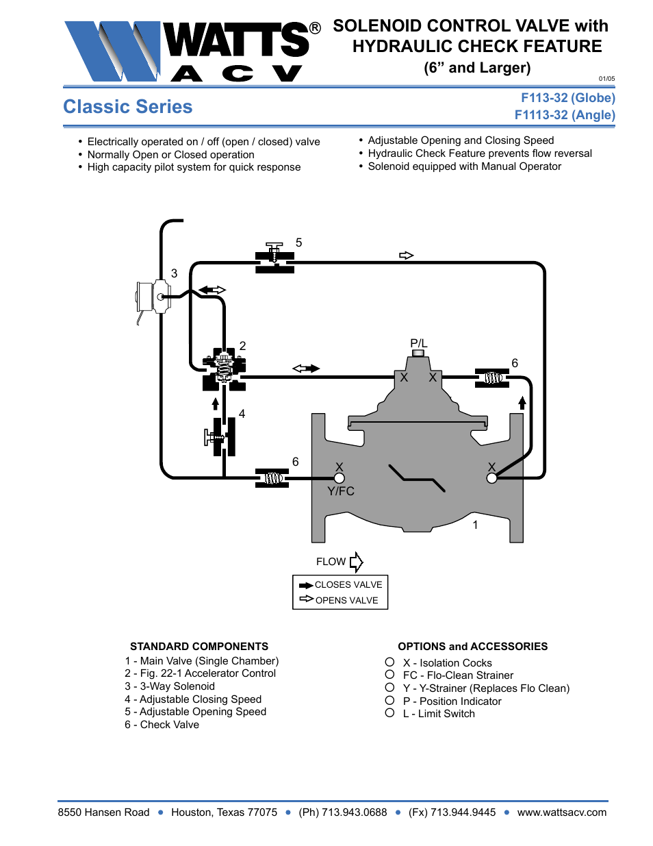 Watts F1113-32 User Manual | 1 page