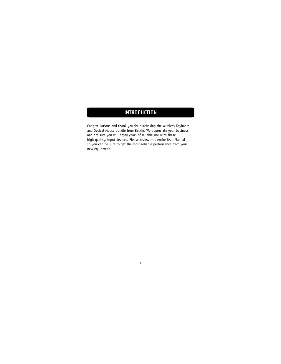 Introduction | Belkin F8E832-BNDL User Manual | Page 3 / 16
