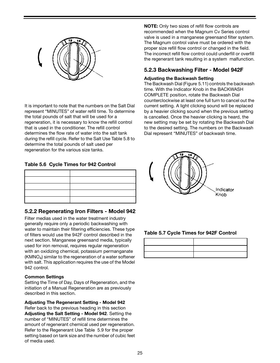 2 regenerating iron filters - model 942, 3 backwashing filter - model 942f | Watts Autotrol Magnum (CV+ Series) User Manual | Page 29 / 86