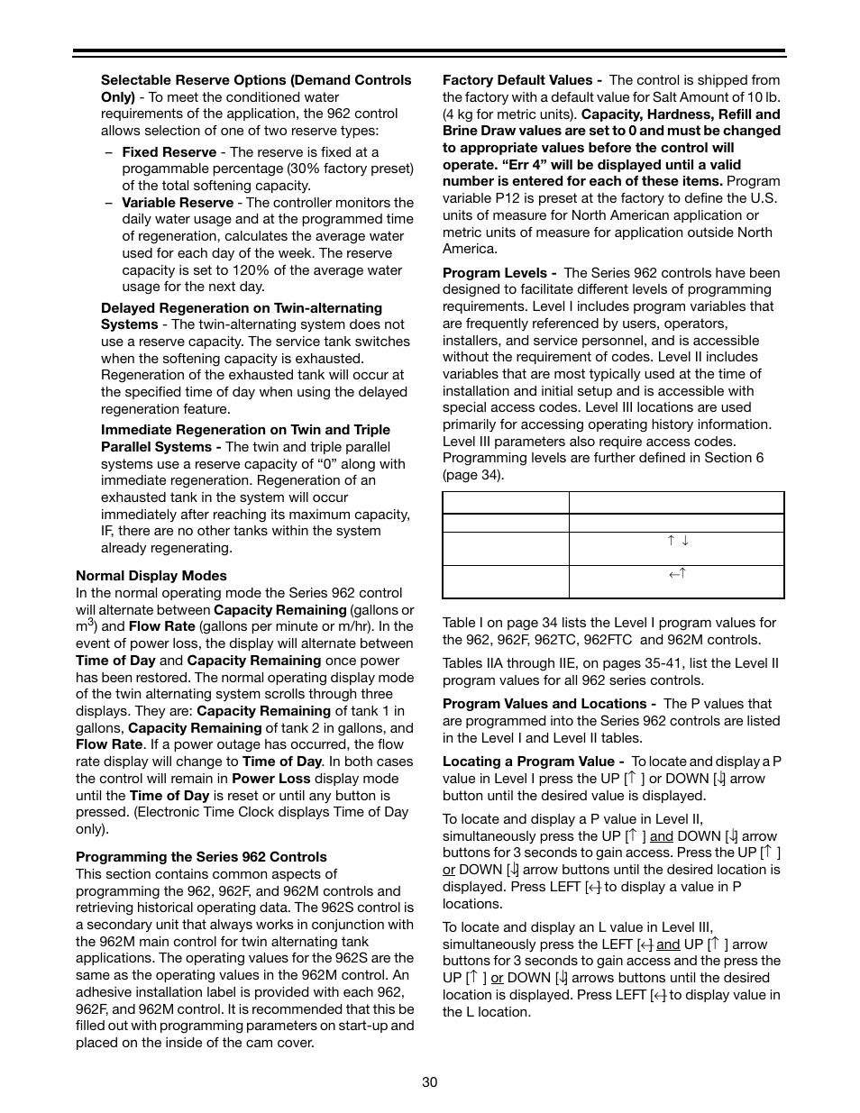 Watts Autotrol Magnum (CV+ Series) User Manual | Page 34 / 86