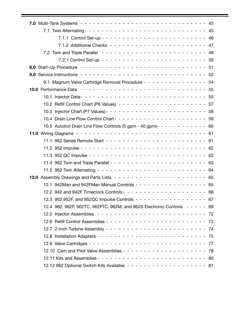 Watts Autotrol Magnum (CV+ Series) User Manual | Page 4 / 86