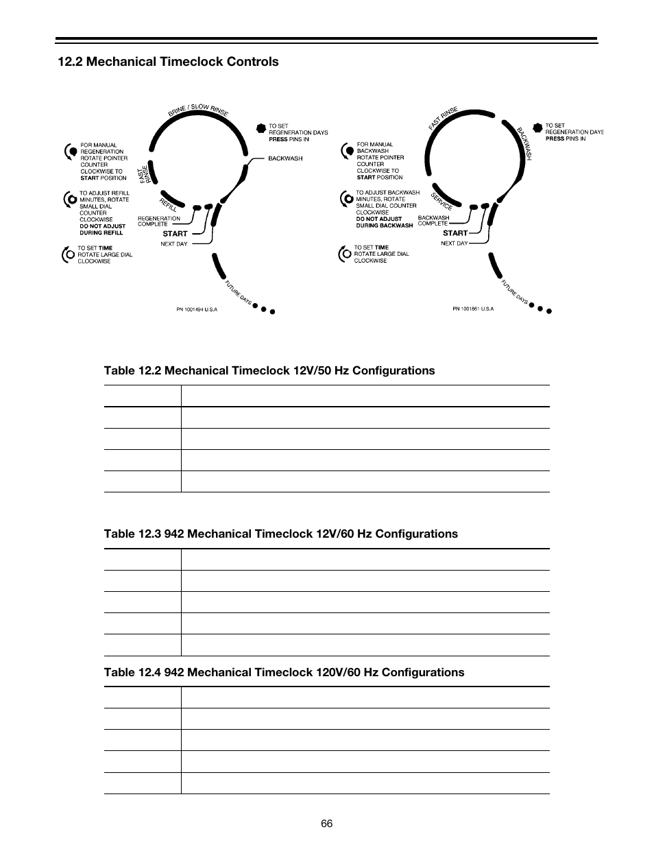 2 mechanical timeclock controls | Watts Autotrol Magnum (CV+ Series) User Manual | Page 70 / 86