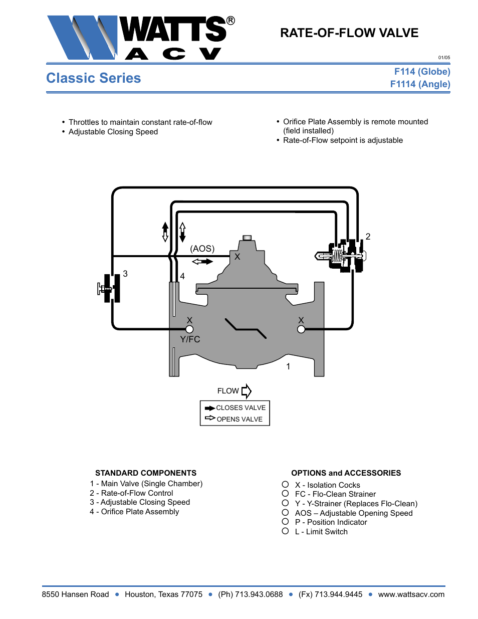 Watts F1114 User Manual | 1 page