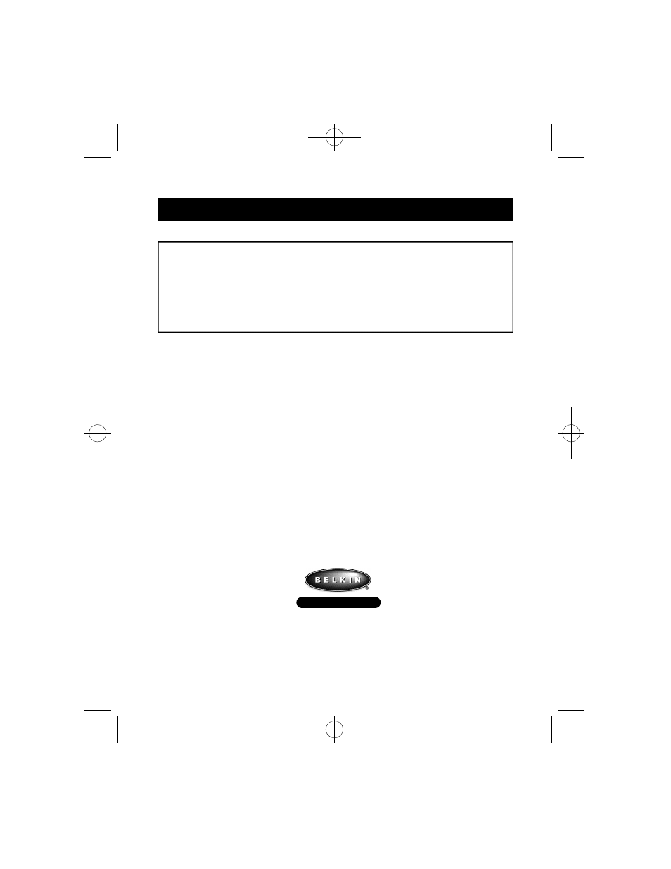 Information, Fcc statement, Ce declaration of conformity | Belkin components one year product warranty | Belkin F1U123-KIT User Manual | Page 10 / 10