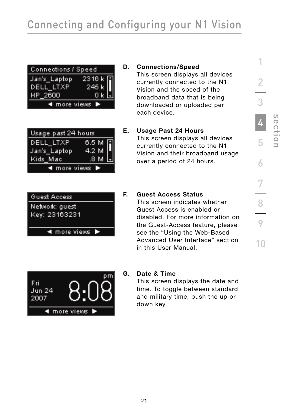 Connecting and configuring your n1 vision | Belkin Vision Wireless Router N1 User Manual | Page 25 / 114