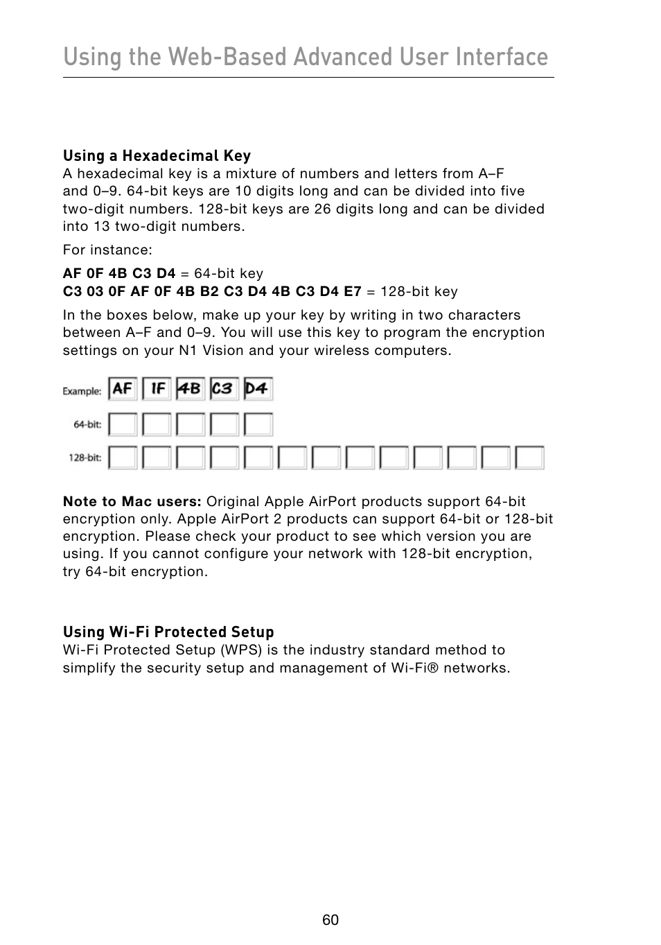 Using the web-based advanced user interface | Belkin Vision Wireless Router N1 User Manual | Page 64 / 114