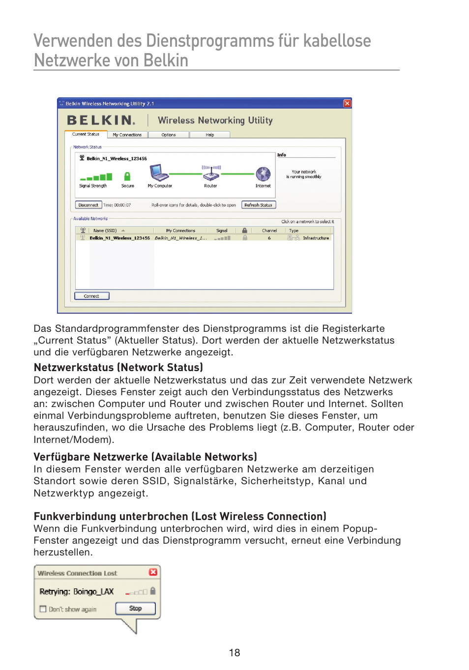 Belkin F5D8053EA User Manual | Page 116 / 291