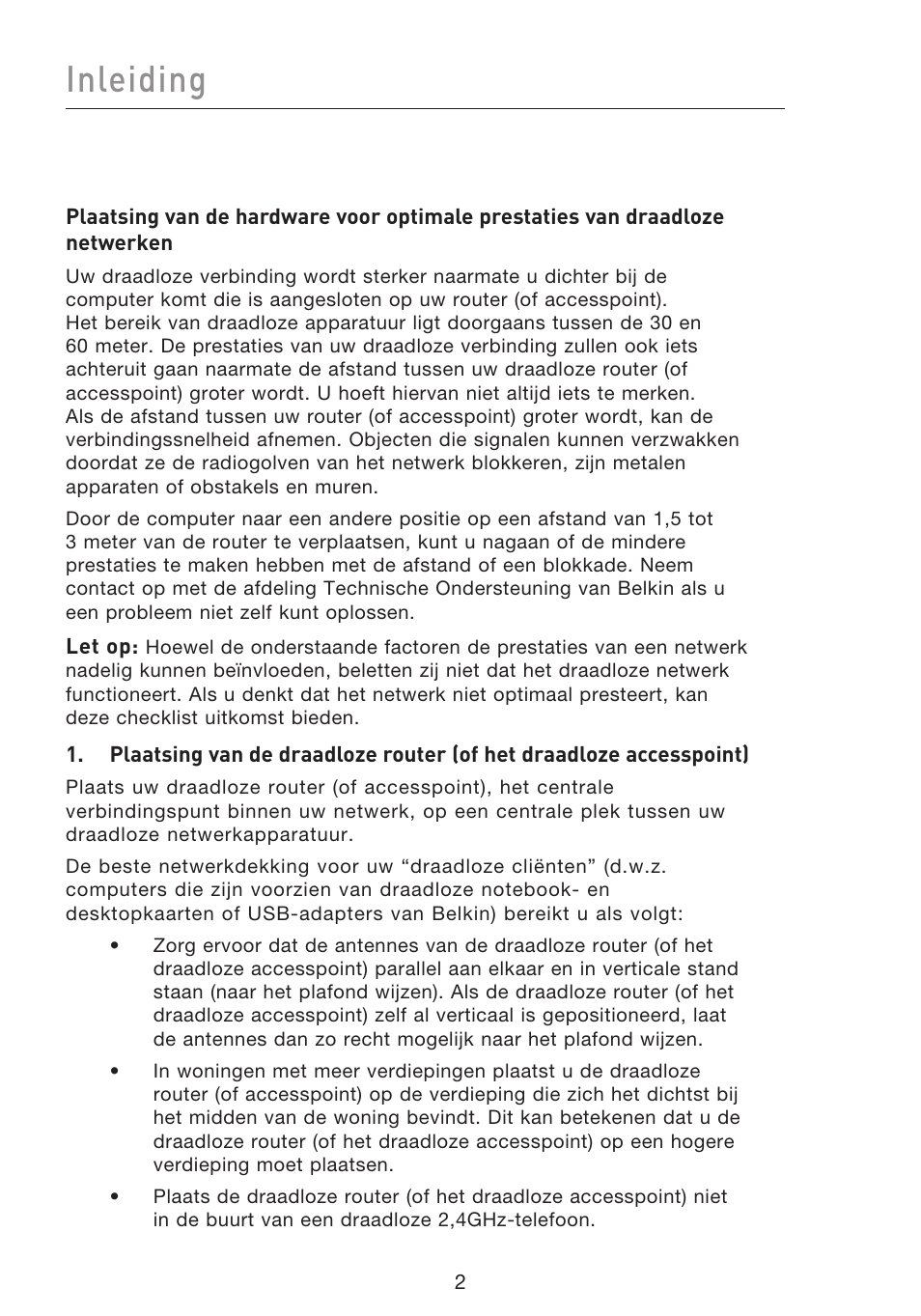 Inleiding | Belkin F5D8053EA User Manual | Page 149 / 291