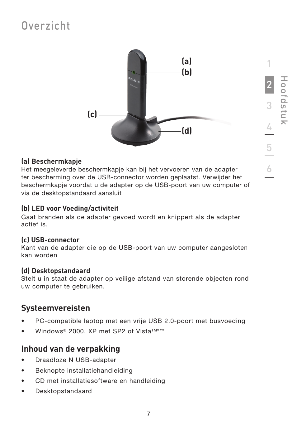 Overzicht, Hoo fd st u k | Belkin F5D8053EA User Manual | Page 154 / 291