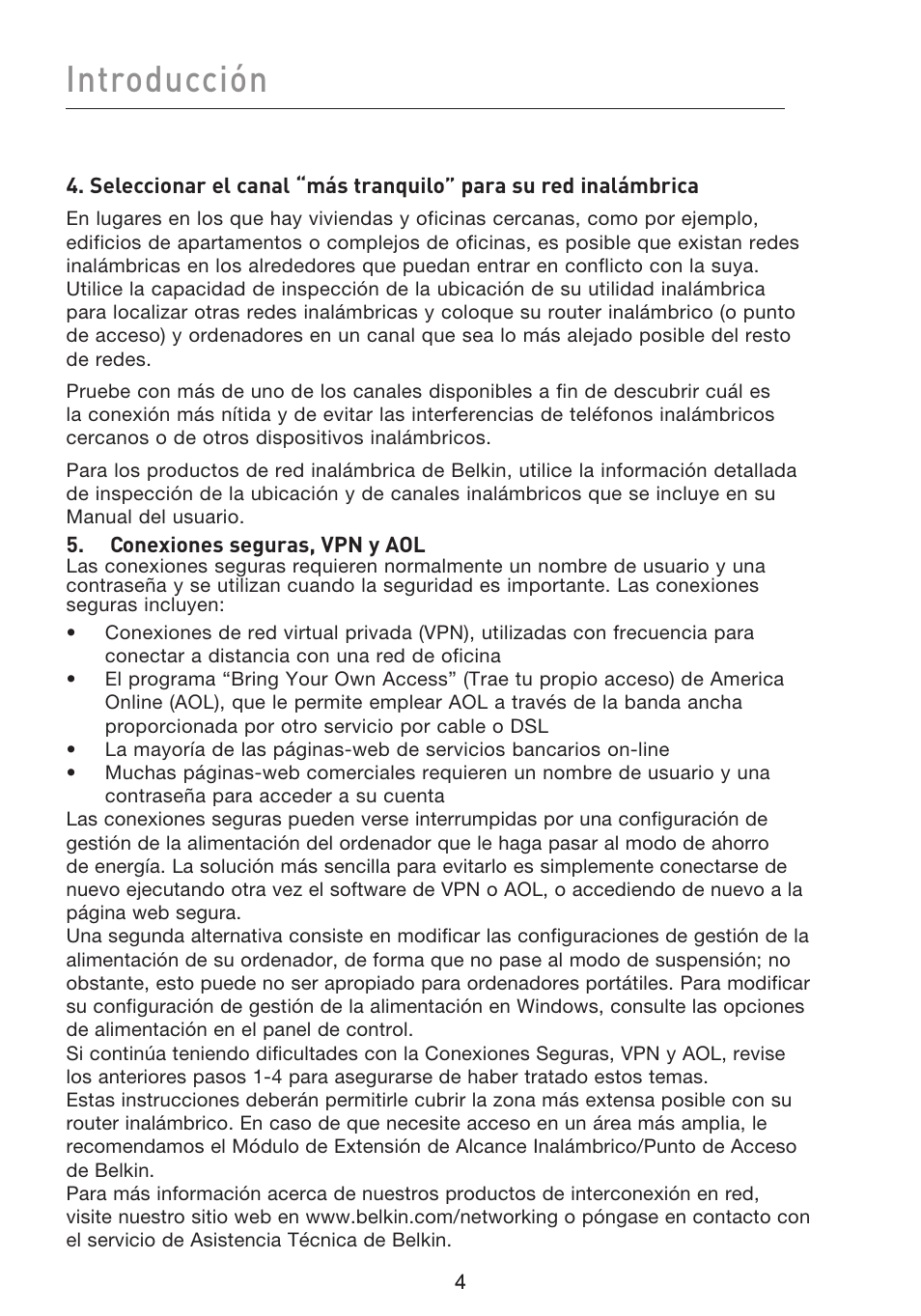 Introducción | Belkin F5D8053EA User Manual | Page 199 / 291