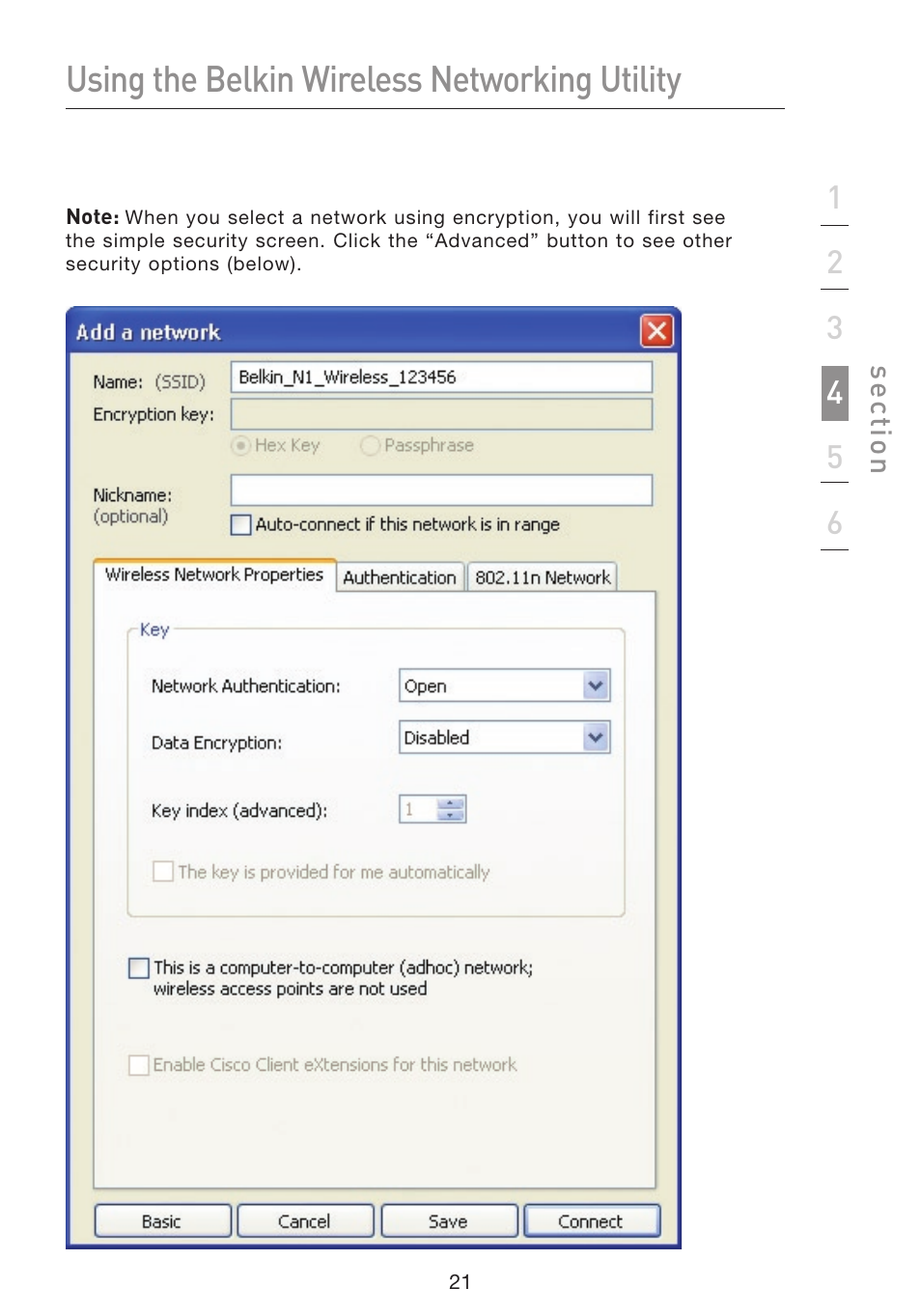 Using the belkin wireless networking utility | Belkin F5D8053EA User Manual | Page 23 / 291