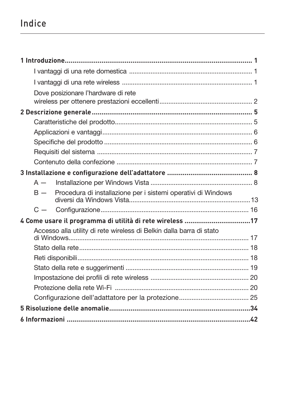 Indice | Belkin F5D8053EA User Manual | Page 244 / 291