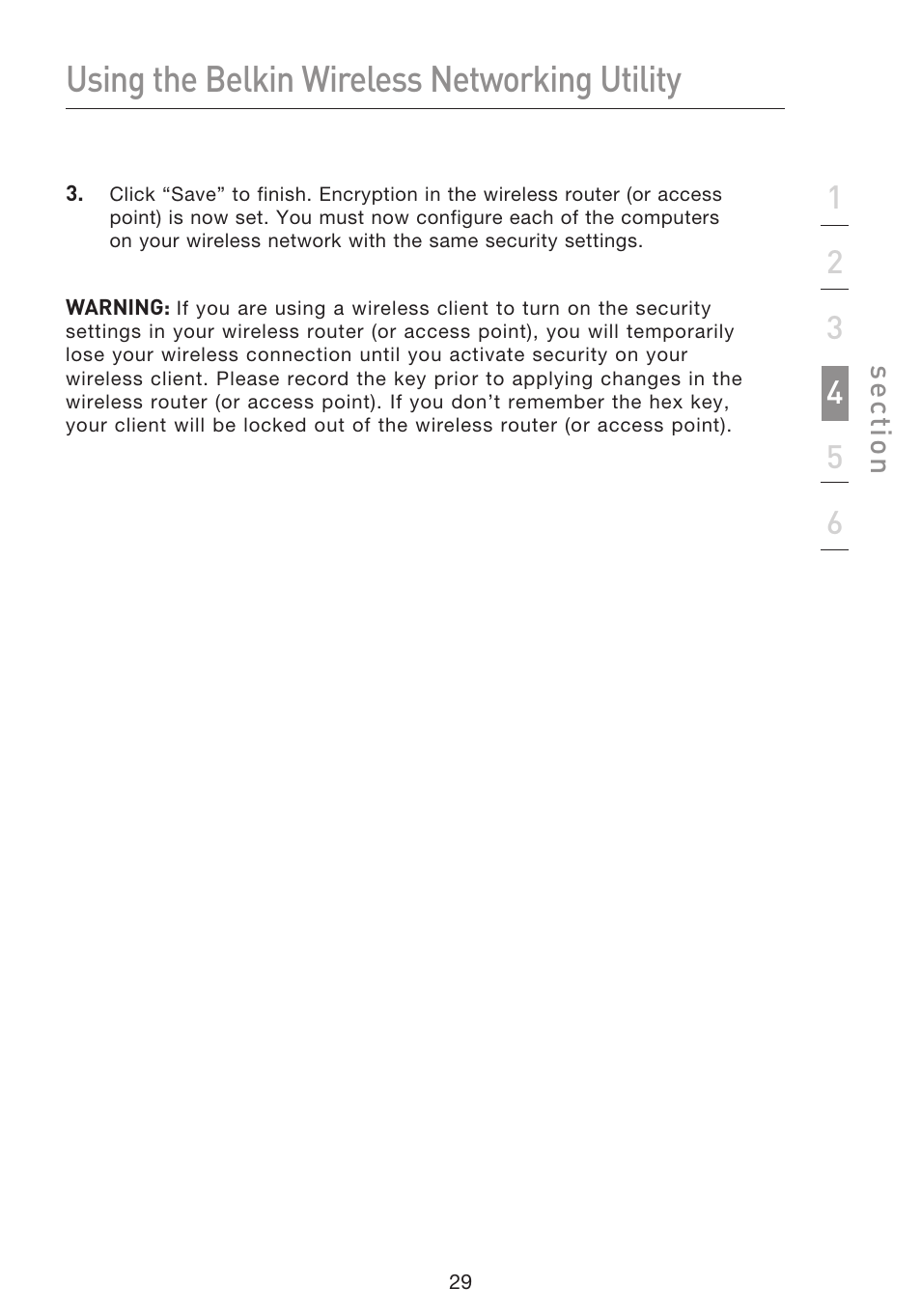 Using the belkin wireless networking utility | Belkin F5D8053EA User Manual | Page 31 / 291