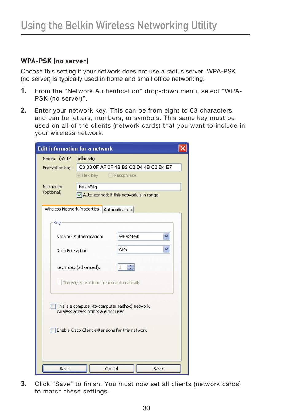 Using the belkin wireless networking utility | Belkin F5D8053EA User Manual | Page 32 / 291