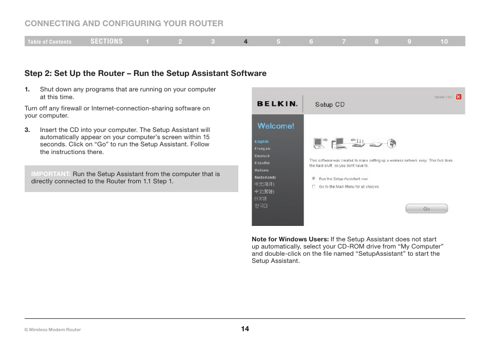 Belkin F5D7634-4A-H User Manual | Page 16 / 94