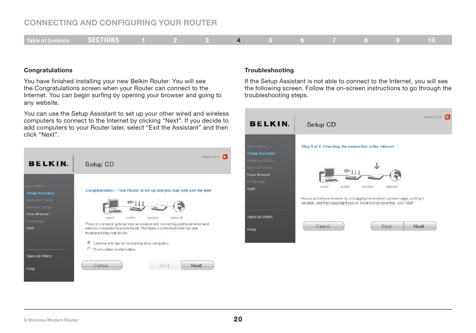 Belkin F5D7634-4A-H User Manual | Page 22 / 94