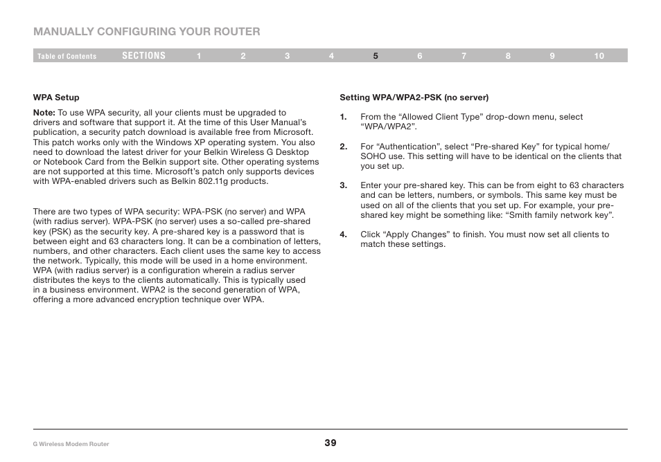 Belkin F5D7634-4A-H User Manual | Page 41 / 94