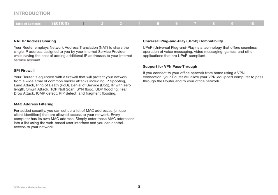 Belkin F5D7634-4A-H User Manual | Page 5 / 94