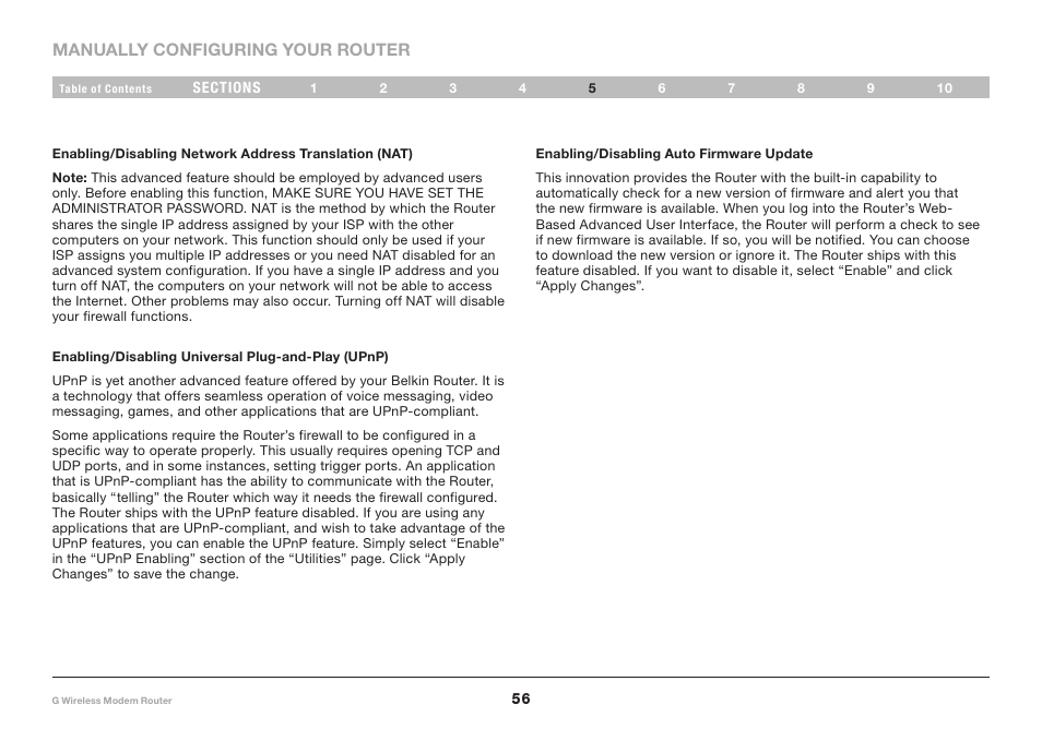 Belkin F5D7634-4A-H User Manual | Page 58 / 94