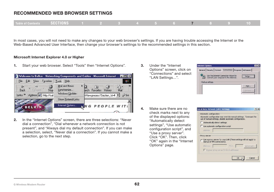Belkin F5D7634-4A-H User Manual | Page 64 / 94