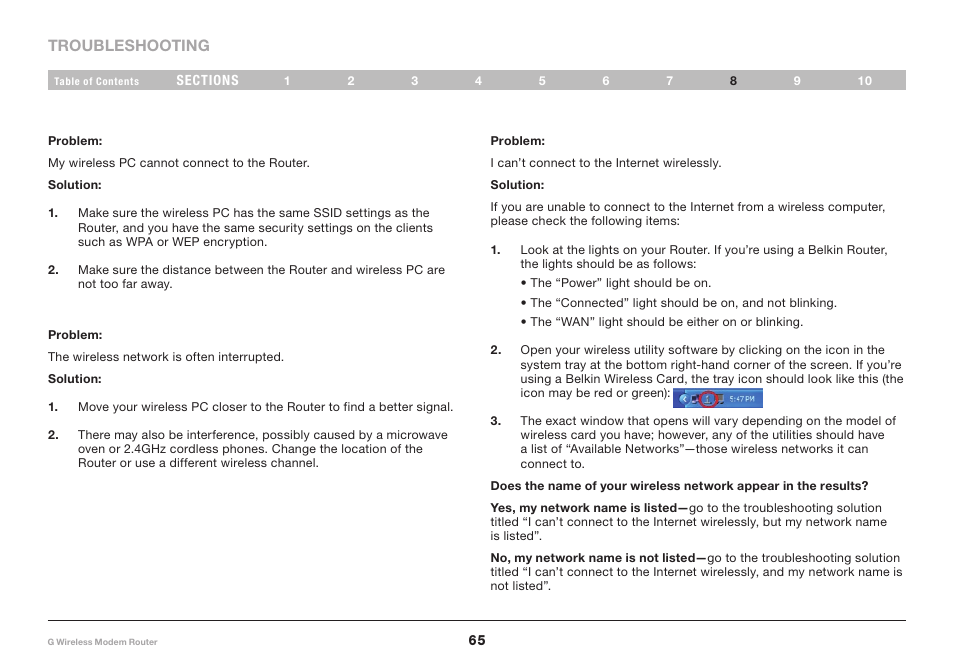 Belkin F5D7634-4A-H User Manual | Page 67 / 94