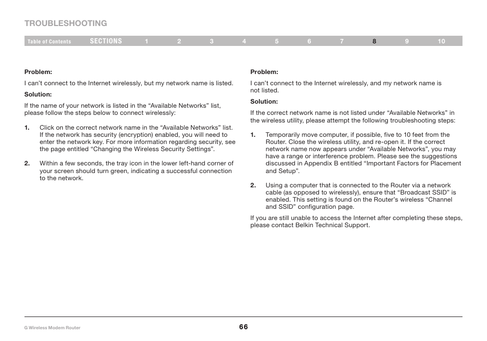 Belkin F5D7634-4A-H User Manual | Page 68 / 94