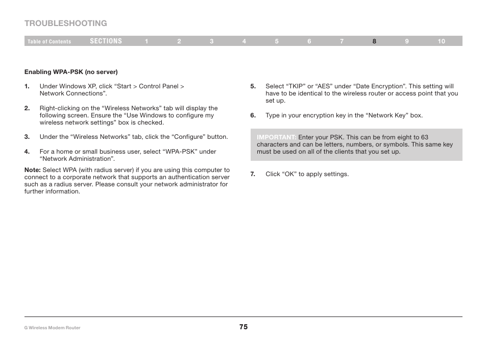 Belkin F5D7634-4A-H User Manual | Page 77 / 94