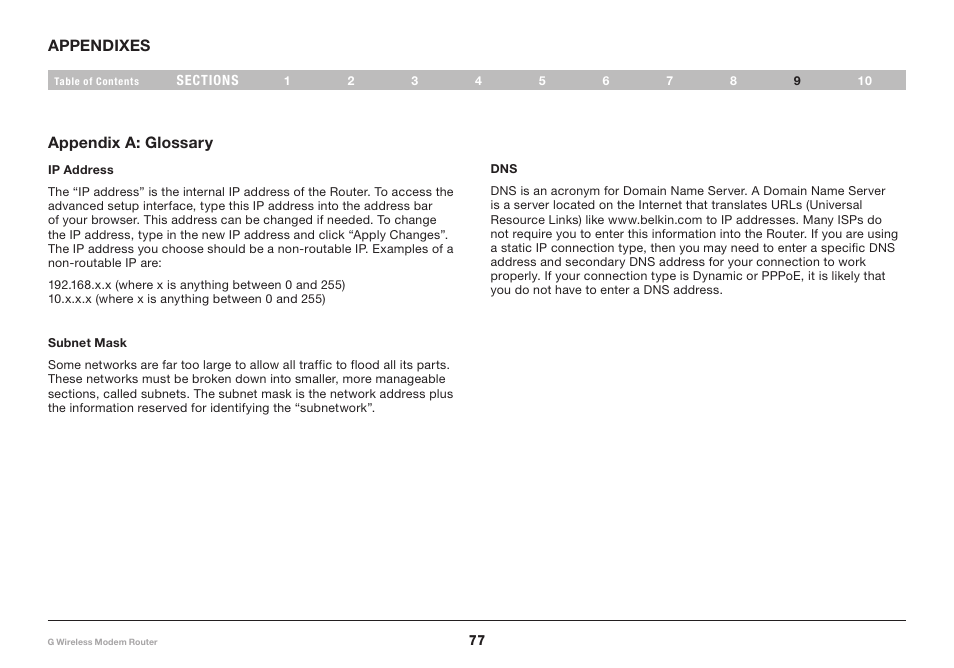 Belkin F5D7634-4A-H User Manual | Page 79 / 94