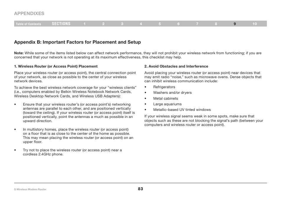 Belkin F5D7634-4A-H User Manual | Page 85 / 94