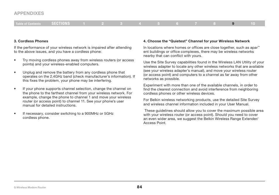 Belkin F5D7634-4A-H User Manual | Page 86 / 94