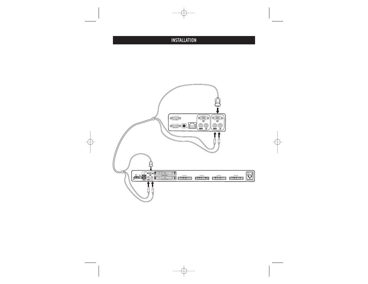 Installation, Connecting the computer or kvm | Belkin F1DE101G User Manual | Page 11 / 45