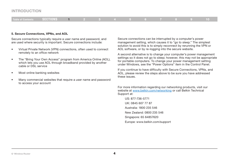 Belkin PM01116-A User Manual | Page 6 / 98