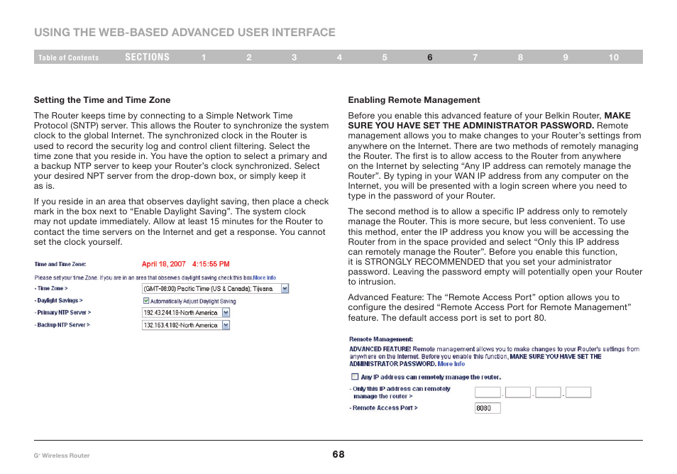 Belkin PM01116-A User Manual | Page 70 / 98