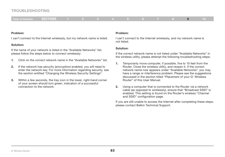 Belkin PM01116-A User Manual | Page 85 / 98