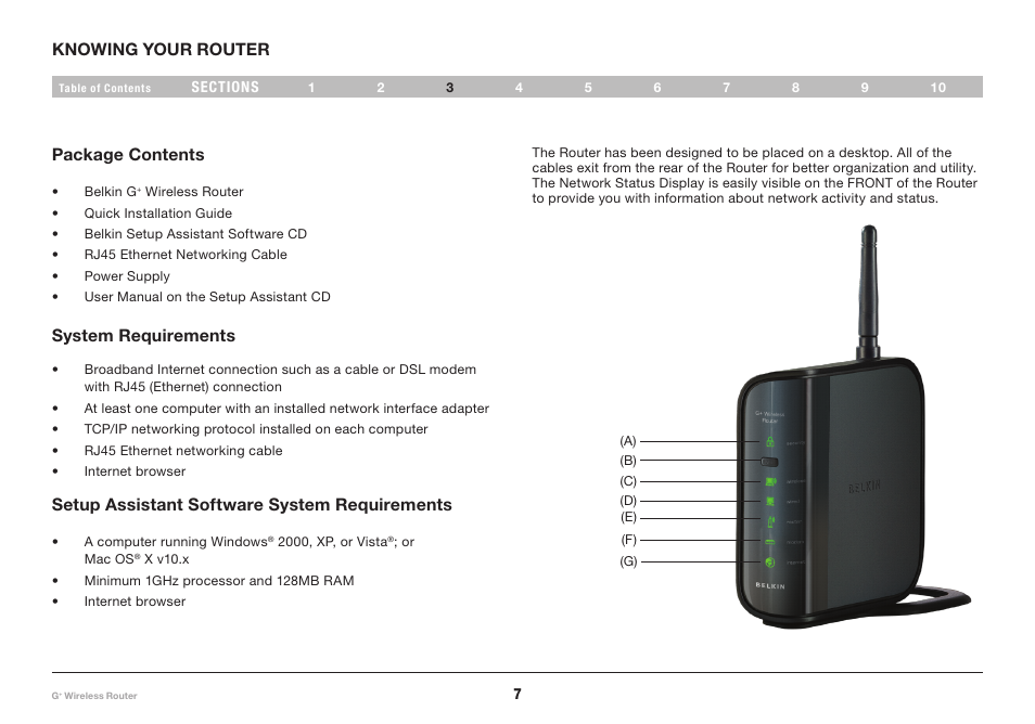 Belkin PM01116-A User Manual | Page 9 / 98