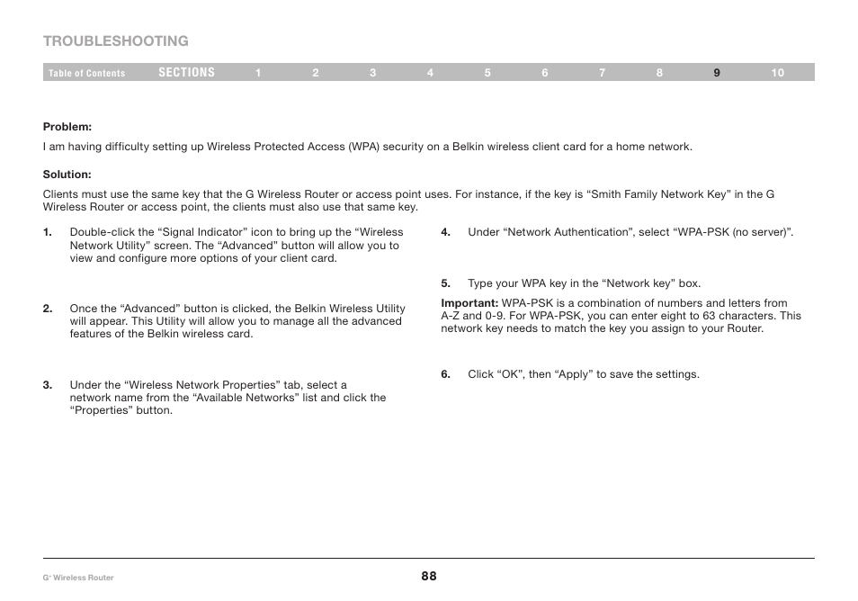 Belkin PM01116-A User Manual | Page 90 / 98